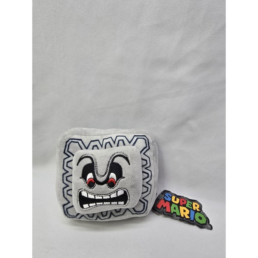 Culturefly Super Mario Thwomp Mini Stuffed Toy Plush 5 Inches